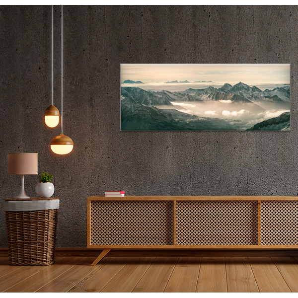 Quadro decorativo panorâmico Cold Mountain ll - Imagem 2