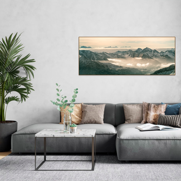 Quadro decorativo panorâmico Cold Mountain ll - Imagem 3