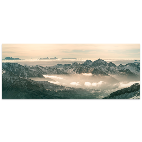 Quadro decorativo panorâmico Cold Mountain ll - Imagem 4