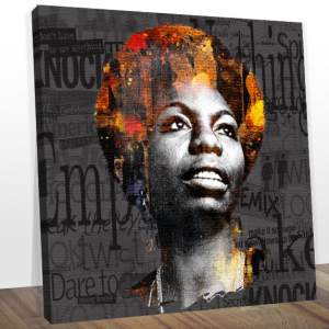 Quadro Nina Simone estilizado