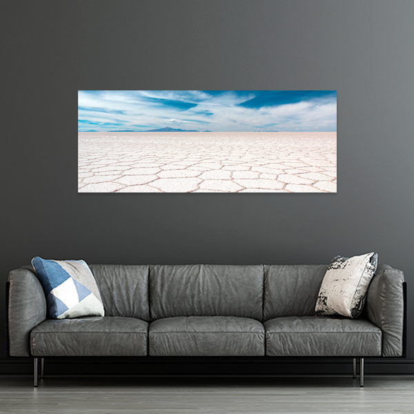 Quadro decorativo panorâmico canvas Deserto Seco - Imagem 2