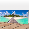 Quadro panorâmico paisagem praia