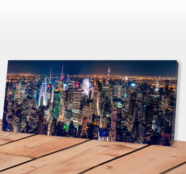 Quadro - New York: View On Manhattan - 200x80