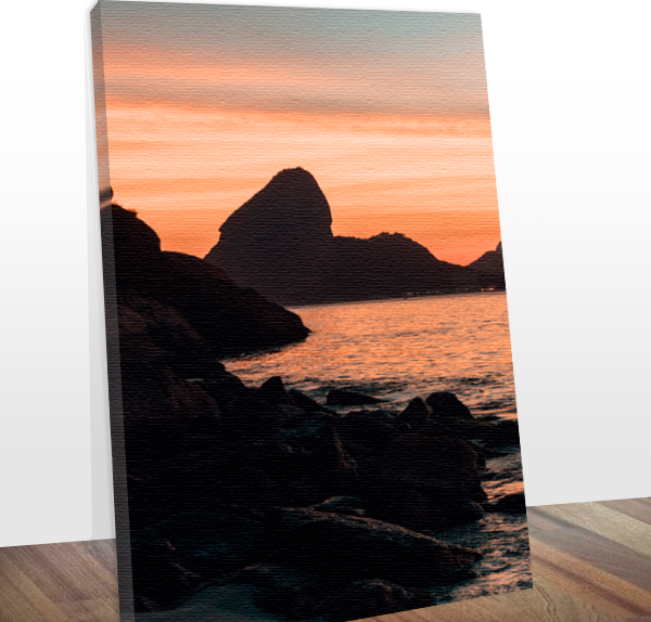 Quadro decorativo canvas Sunset Rio de Janeiro