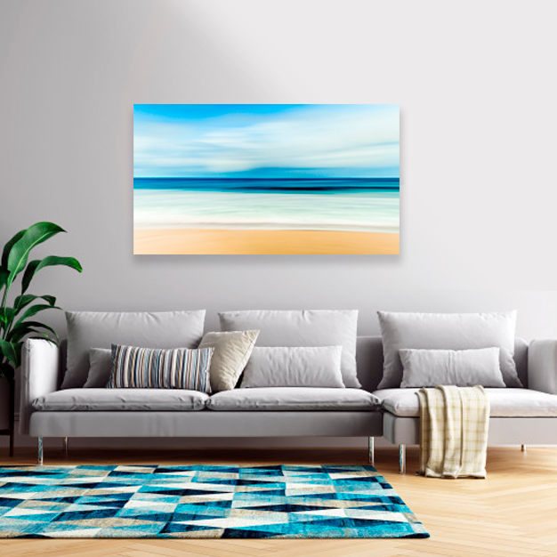 Quadro decorativo canvas Praia Horizonte - Imagem 3