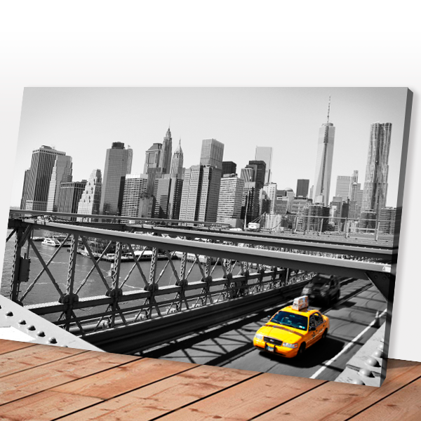 Quadro Nova York preto e branco