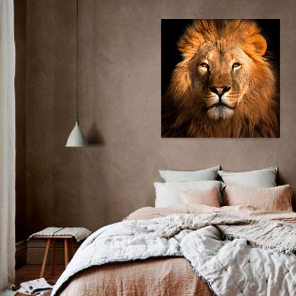 Quadro decorativo canvas Leoa - Imagem 4