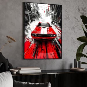 Quadro decorativo Dodge ilustração
