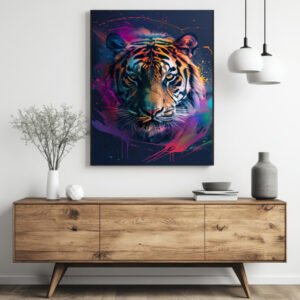 Quadro decorativo Tiger Colors