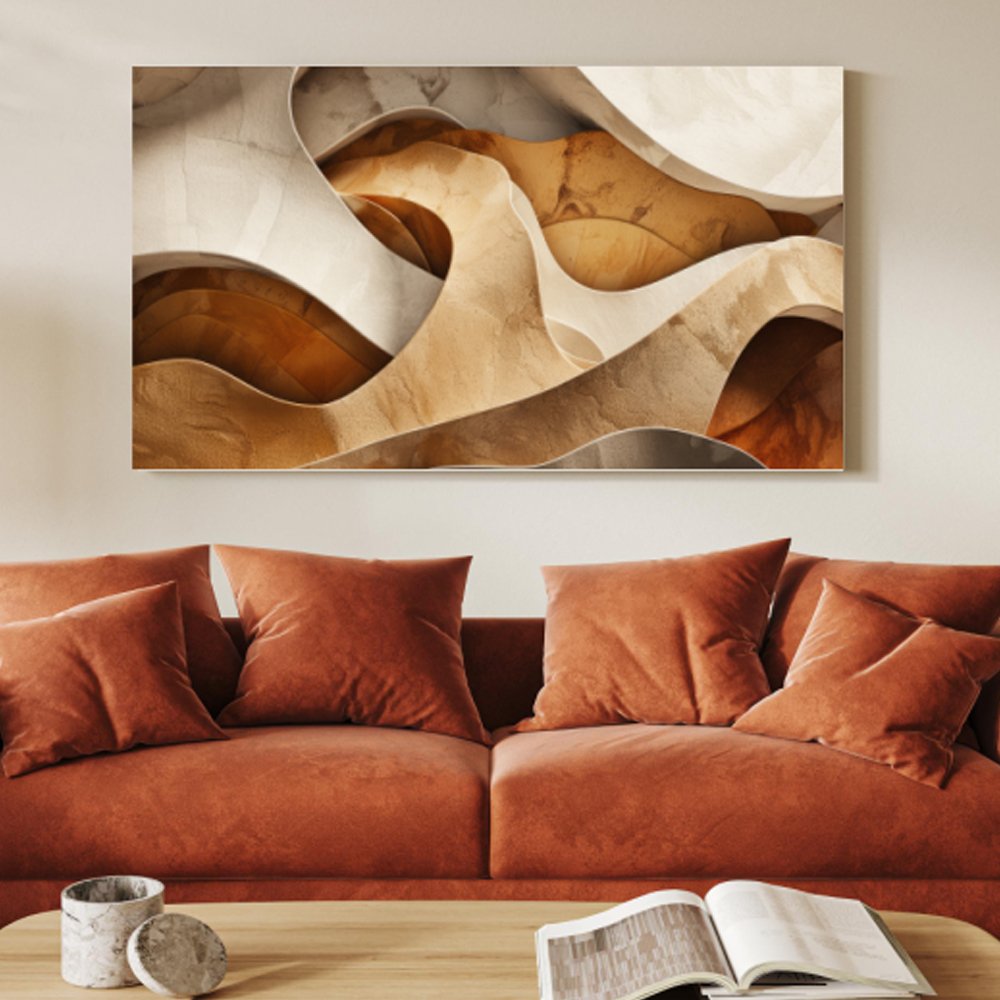 Quadros decorativos terrosos