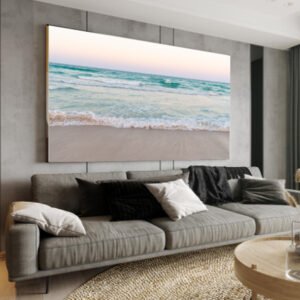 Quadro decorativo praia paisagem relaxante