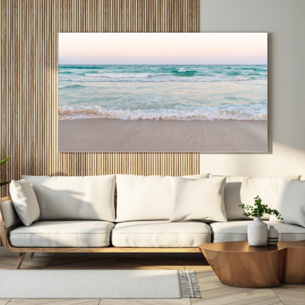Quadro decorativa praia paisagem relaxante - Imagem 2