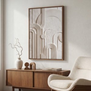 Quadro abstrato geometrico moderno 3d decorativo para sala, quartos, escritórios